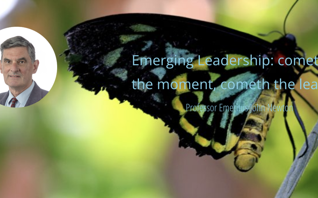 Emerging Leadership: Cometh the Moment, Cometh the Leader